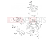 CYLINDER, CYLINDER HEAD - KTM 105 SX (6101D5) [EU] 2004