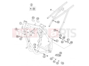 FRAME - KTM 85 SX (6001D8) [EU] 2004