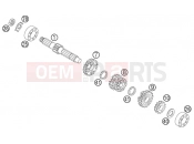 TRANSMISSION I - MAIN SHAFT - KTM 85 SX (6001D8) [EU] 2004