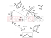 REAR WHEEL - KTM 65 SX (6001D6) [EU] 2004