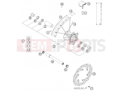 KTM 525 EXC RACING SIX-DAYS (8503F2) [EU] 2006 FRONT WHEEL