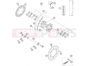 KTM 525 EXC RACING SIX-DAYS (8503F2) [EU] 2006 REAR WHEEL