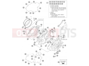 KTM 525 EXC RACING SIX-DAYS (8503F2) [EU] 2006 ENGINE CASE
