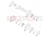 KTM 525 EXC RACING SIX-DAYS (8503F2) [EU] 2006 TRANSMISSION I - MAIN SHAFT