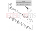 KTM 200 SX (620130) [EU] 2003 TRANSMISSION II - COUNTERSHAFT