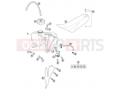 TANK, SEAT - KTM 65 SX (600126) [EU] 2002