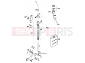 KTM 640 LC4-E SILBER/18,5Lt (972607) [EU] 2000 REAR BRAKE CONTROL