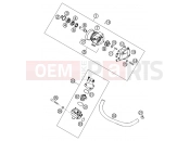 KTM 640 LC4-E SILBER/18,5Lt (972607) [EU] 2000 WATER PUMP