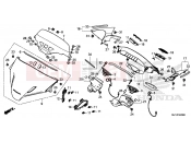 HONDA CTX1300A 2016 F-42 METER VISOR / SPEAKER UNIT