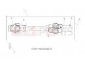 Polaris 2017 ATV SPORTSMAN 570 TRACTOR (R07) - A17SES57C1/C2/C7/CL/E1/E2/E7/EL/SET57C1/C2/E1/E2 DRIVE TRAIN | DRIVE TRAIN, FRONT PROP SHAFT - A17SES57C1/C2/C7/CL/E1/E2/E7/EL/SET57C1/C2/E1/E2