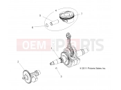 Polaris 2017 ATV SPORTSMAN 570 TRACTOR (R07) - A17SES57C1/C2/C7/CL/E1/E2/E7/EL/SET57C1/C2/E1/E2 ENGINE | ENGINE, CRANKSHAFT, PISTON and BALANCE SHAFT - A17SES57C1/C2/C7/CL/E1/E2/E7/EL/SET57C1/C2/E1/E2
