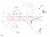 DUCATI 2006 Sportclassic 1000 Single-Seat EXHAUST SYSTEM » EXHAUST SYSTEM