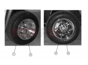 Polaris 2011 LEV GEM - e2/e4/e6/eS/eL/eLXD WHEELS | WHEELS, OPTIONS, CHROME and SILVER - e2/e4/eS/eL (49GEMOPTIONS11WHLCHROMEE4)