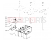 Polaris 2010 LEV GEM - E2/E4/E6/ES/EL/ELXD ELECTRICAL | ELECTRICAL, BATTERY LEAD ACID FLOODED EV31 HOLD DOWN - e2/e4/eS (49GEMELECTRICAL11BATTERYLEAD)