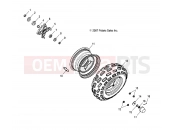 WHEELS | WHEELS, FRONT - A09PB20EB (49ATVWHEELFRT08PHX) - Polaris PHOENIX 200 QUAD (A09PB20EB) 2009
