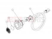 POLARIS GEM - E2/E4/E6/ES/EL/ELXD ELECTRICAL | ELECTRICAL, EXTERIOR CHARGING INLET - e2/e4/e6/eS/eL/eLXD (49GEMELECTRICAL11CHARGEREXT)