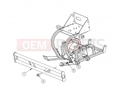 POLARIS GEM - E2/E4/E6/ES/EL/ELXD FRAME | FRAME, OPTIONS, BUMPER, FRONT, RUGGED - e2/e4/e6/eS/eL/eLXD (49GEMOPTIONS11BUMPERRGD)