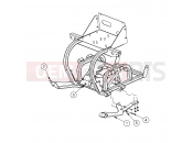 POLARIS GEM - E2/E4/E6/ES/EL/ELXD FRAME | FRAME, OPTIONS, BUMPER, MOUNT, FRONT, RUGGED - e2/e4/e6/eS/eL/eLXD (49GEMOPTIONS11BUMPERMT)