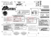 POLARIS GEM - E2/E4/E6/ES/EL/ELXD DECALS | DECALS, 2011 - eS (49GEMDECALS11DECALSES)