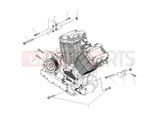 VICTORY DELUXE CRUISER (V01CD15UH) ENGINE | ENGINE, MOUNTING - V01CD15CC (4966146614C001)