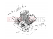 VICTORY SPORTCRUISER (V01CS15DF) ENGINE | ENGINE, MOUNTING - V01CS15DA (4966166616B014)