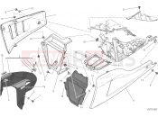 DUCATI Diavel Carbon FRONT MUDGUARD [MOD:DVLC]