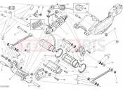 DUCATI Diavel Titanium REAR SHOCK ABSORBER [MOD:DVLR]