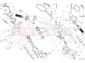 DUCATI Monster 1200 HANDLEBAR AND CONTROLS [MOD:M 1200]