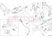 DUCATI Monster 1200 REAR BRAKE SYSTEM [MOD:M 1200]