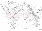 DUCATI Multistrada 1200 S D Air REAR FRAME COMP. [MOD:MS1200SA]