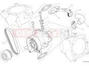 DUCATI 2016 XDiavel S POMPA ACQUA [MOD:XDIAVELS]