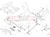 DUCATI 2016 XDiavel S FOOTRESTS, LEFT [MOD:XDIAVELS]