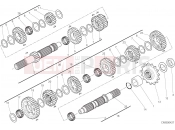 DUCATI 2016 Hyperstrada 939 GEAR BOX [MOD:HY939STR]