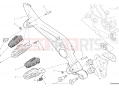 DUCATI 2016 Hyperstrada 939 FOOTRESTS, RIGHT [MOD:HY939STR]