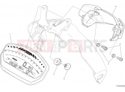 DUCATI 2016 Monster 821 Dark INSTRUMENT PANEL [MOD:M821DARK]