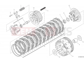 DUCATI Monster 821 Stripe CLUTCH [MOD:M821 STR]