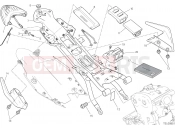 DUCATI Monster 821 Stripe REAR FRAME COMP. [MOD:M821 STR]