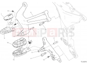 DUCATI 2016 Multistrada 1200 Enduro FOOTRESTS, RIGHT [MOD:MS1200E]