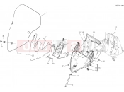 DUCATI 2016 Multistrada 1200 S D Air WINDSHIELD [MOD:MS1200SA]