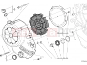DUCATI 2017 Diavel Carbon CLUTCH COVER [MOD:DVLC]