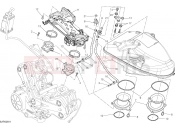 DUCATI 2017 Diavel Carbon THROTTLE BODY [MOD:DVLC]