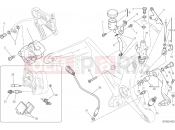 DUCATI 2017 Monster 821 REAR BRAKE SYSTEM [MOD:M 821]