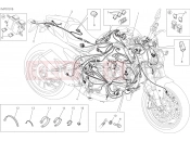 DUCATI 2017 Monster 821 Stripe WIRING HARNESS [MOD:M821 STR]