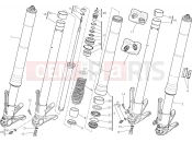DUCATI 2018 Diavel FRONT FORK [MOD:DVL]