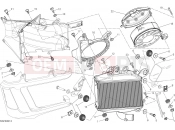 DUCATI 2018 Diavel RADIATOR, WATER, LH [MOD:DVL]