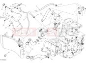 DUCATI 2018 Monster 1200 COOLING SYSTEM [MOD:M 1200]