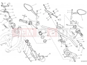 DUCATI 2018 Monster 1200 R HANDLEBAR AND CONTROLS [MOD:M 1200R]