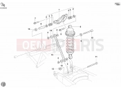 DUCATI Monster 400 Dark JAP REAR SHOCK ABSORBER » SWING ARM