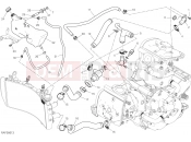 DUCATI 2018 Monster 1200 R COOLING SYSTEM [MOD:M 1200R]