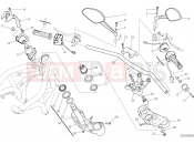 DUCATI 2018 Monster 1200 S HANDLEBAR AND CONTROLS [MOD:M 1200S]